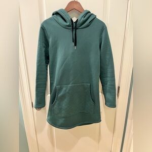 Teal Women's Hoodie Sweatshirt Tunic